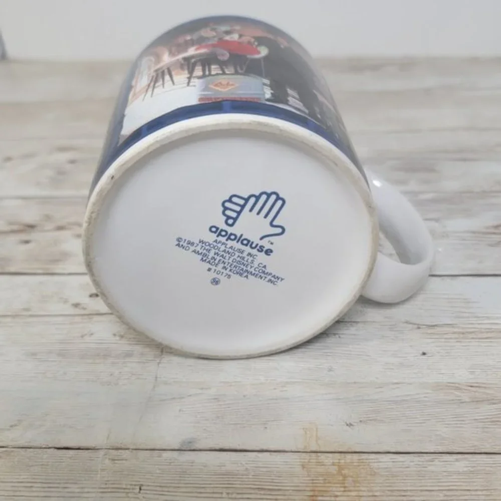 Vintage Disney Who Framed Roger & Jessica Rabbit Coffee Mug‎ Cup 1987 Applause